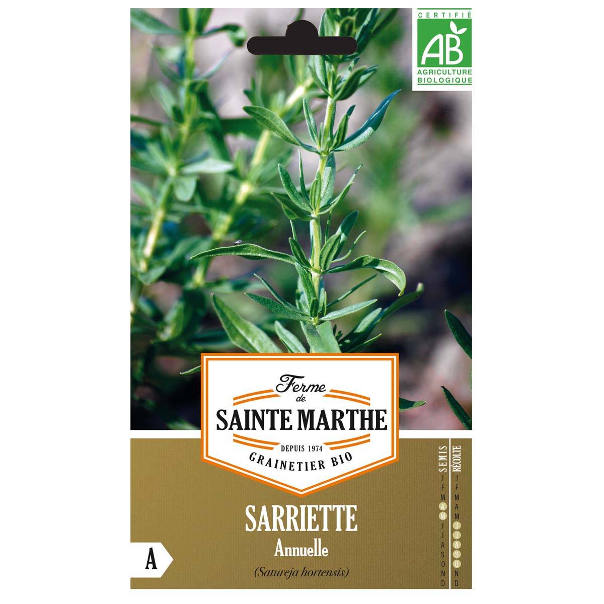 Promesse de Fleurs - Sarriette annuelle Bio - Ferme de Sainte Marthe le sachet de 500 graines environ