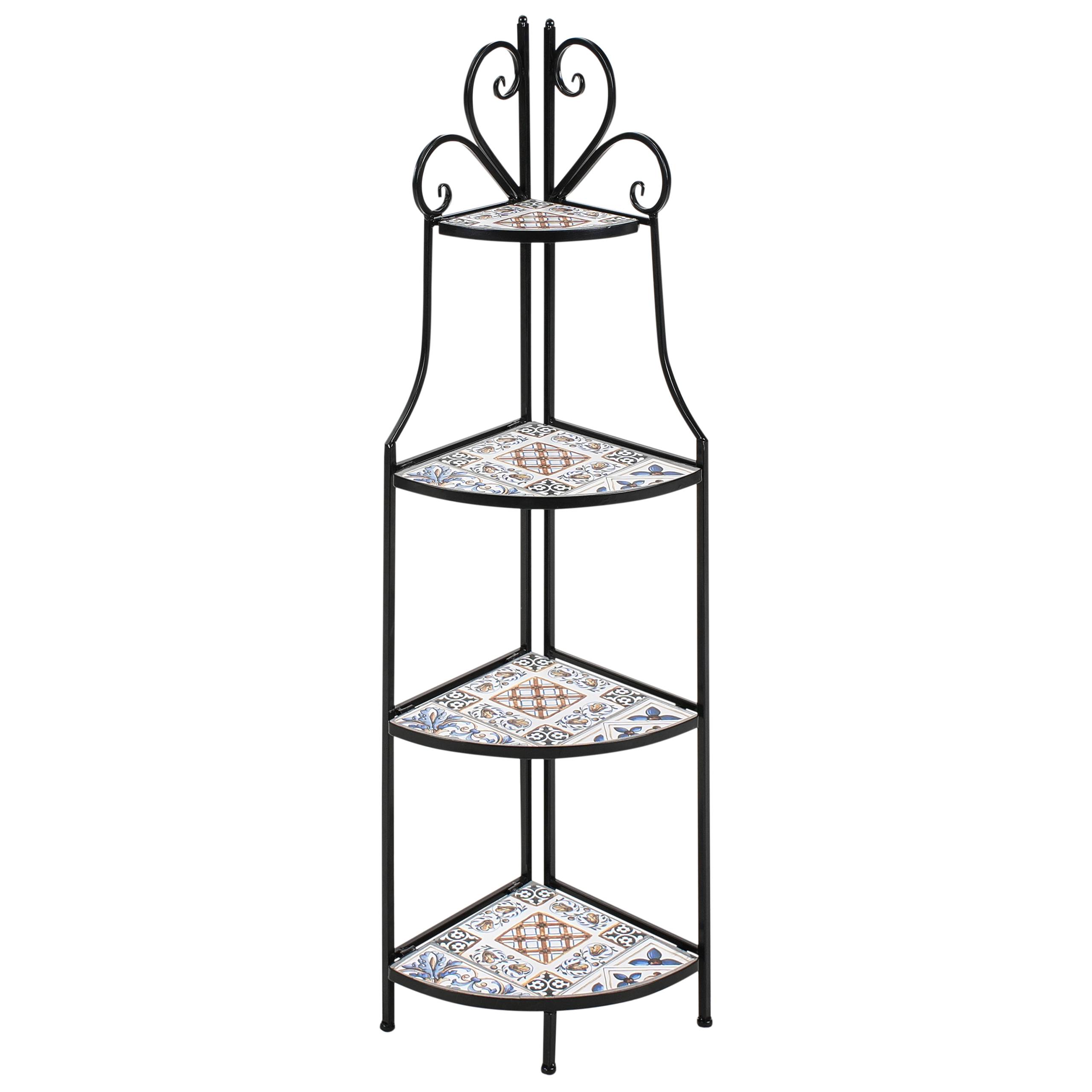 Beliani - Armoires de jardin Métal Noir FAVARA - 43x32x128- Beliani - Image 2