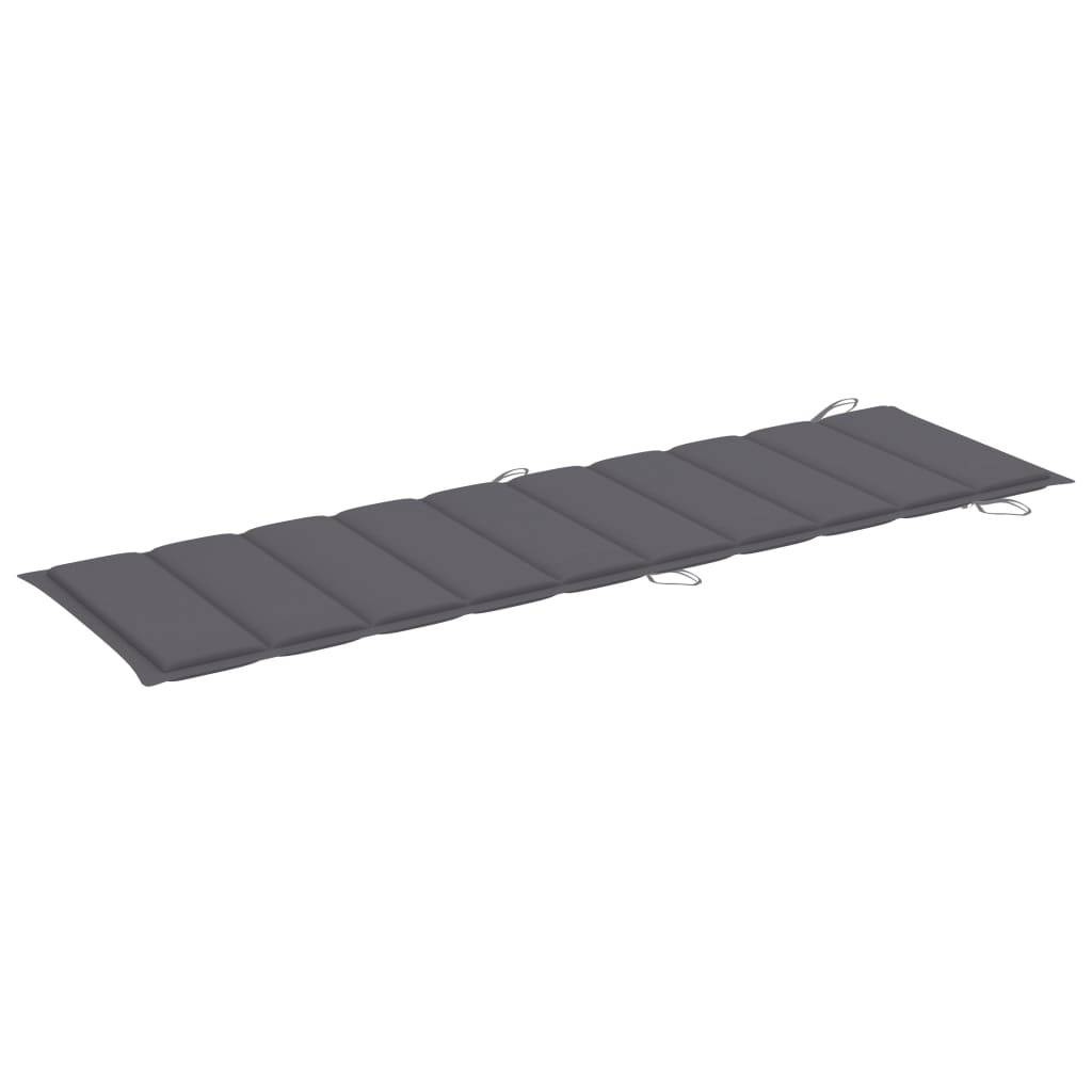 Helloshop26 - Lot de 2 transats chaise longue bain de soleil lit de jardin terrasse meuble d'extérieur avec table et coussins acacia solide - Imagen 7