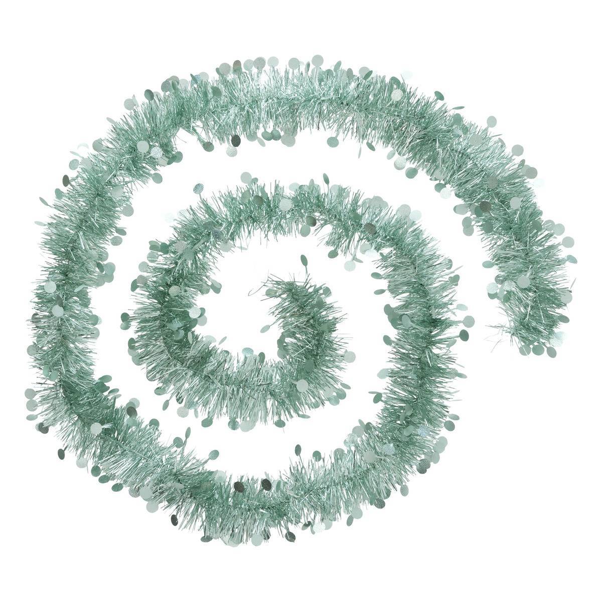 Guirlande de Noël pastille 100x4x2m vert amande ATMOSPHERA CREATEUR D'INTERIEUR - Image 1