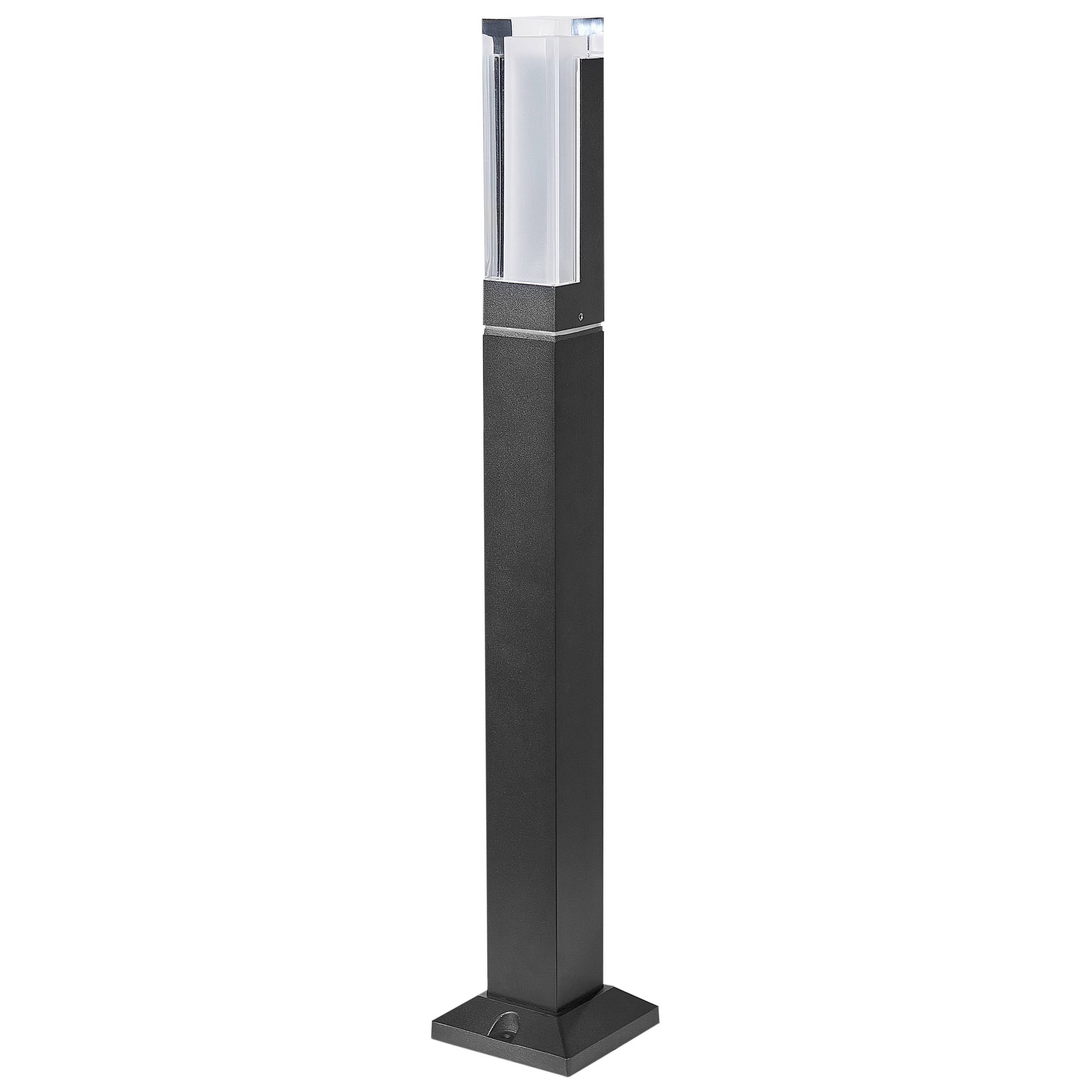 Beliani - Borne Lumineuse Aluminium Noir AWUNA - 10x10x60- Beliani - Image 4