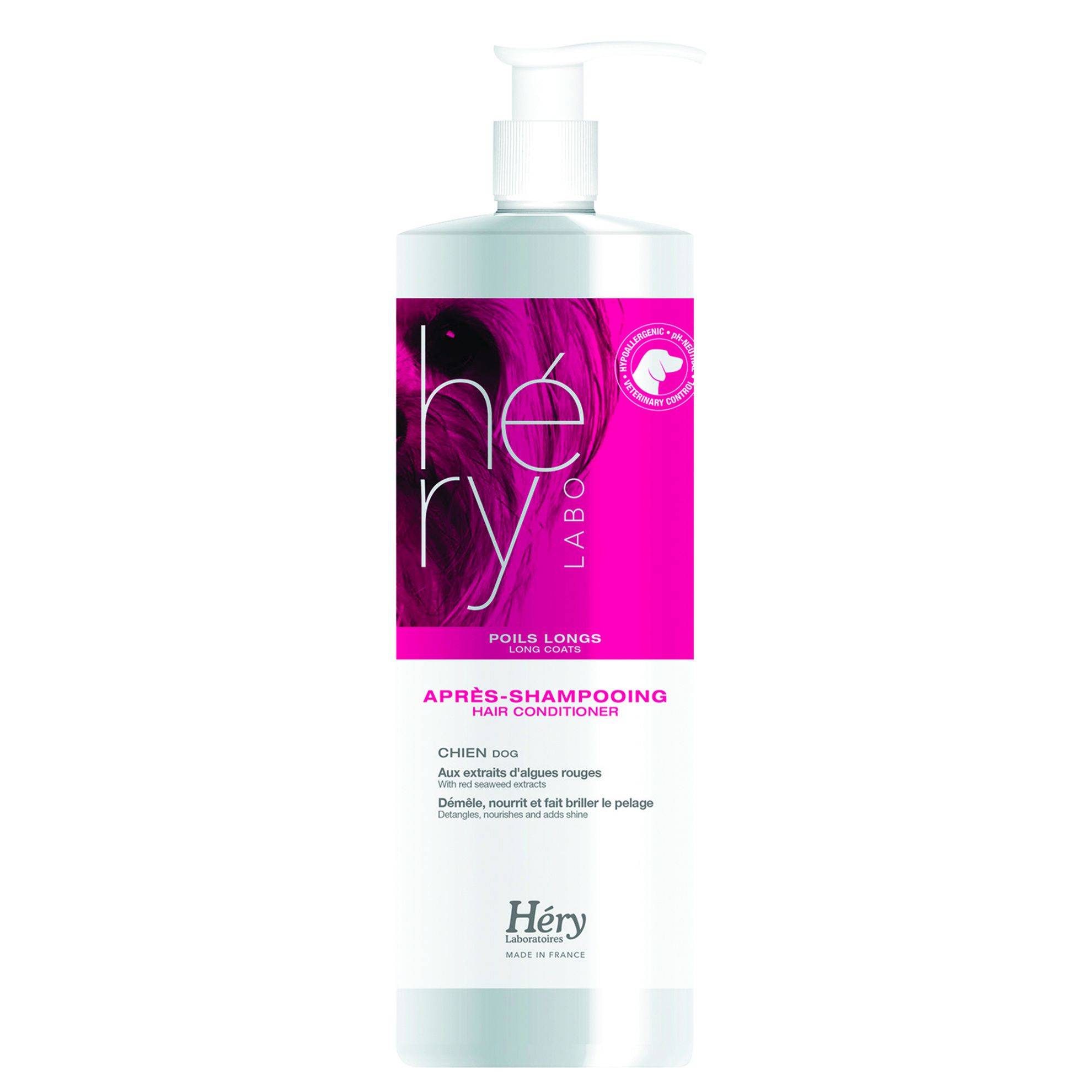 Laboratoires Hery - Après shampoing poils longs Laboratoires Héry : 1L HERY