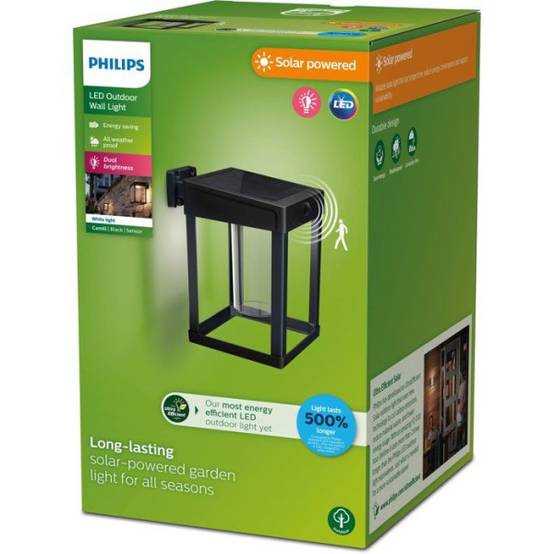 Philips - Applique murale extérieure - PHILIPS - Buzzard - Noir - IP44 - Image 2