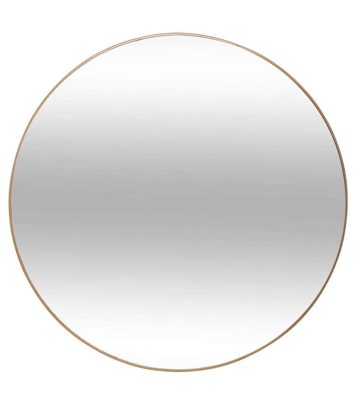 Grand Miroir mural en Métal Doré D 76 cm - Imagen 1