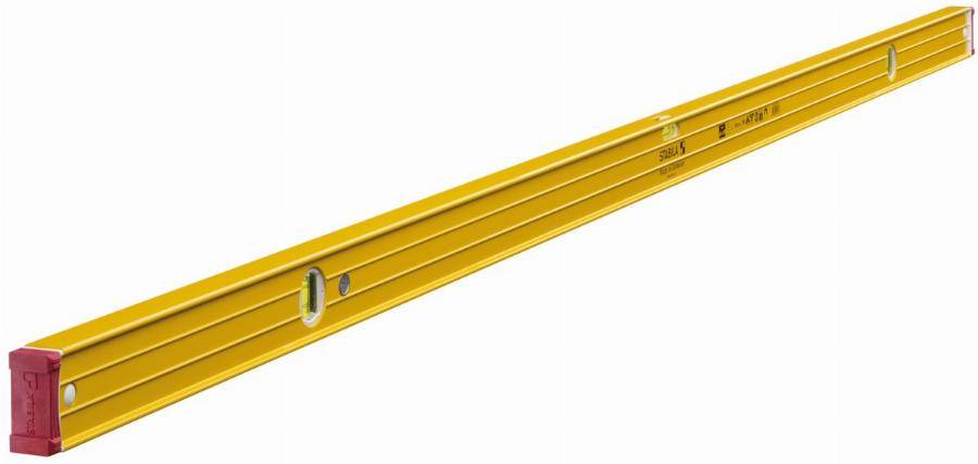 Stabila - Niveau à bulle STABILA Type 96-2 fioles - m 200cm - Aimant aux terres rares - 15858