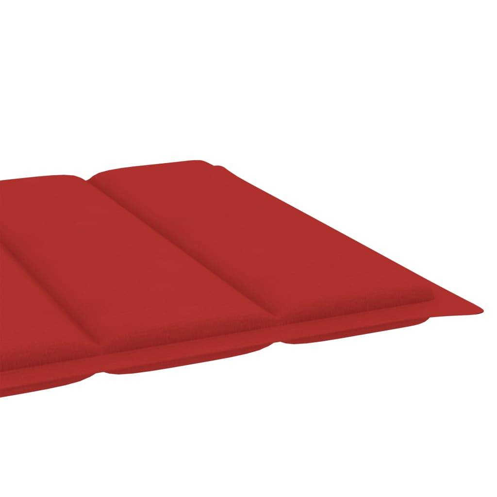 Helloshop26 - Transat chaise longue bain de soleil lit de jardin terrasse meuble d'extérieur avec table et coussin bois de teck solide - Imagen 7