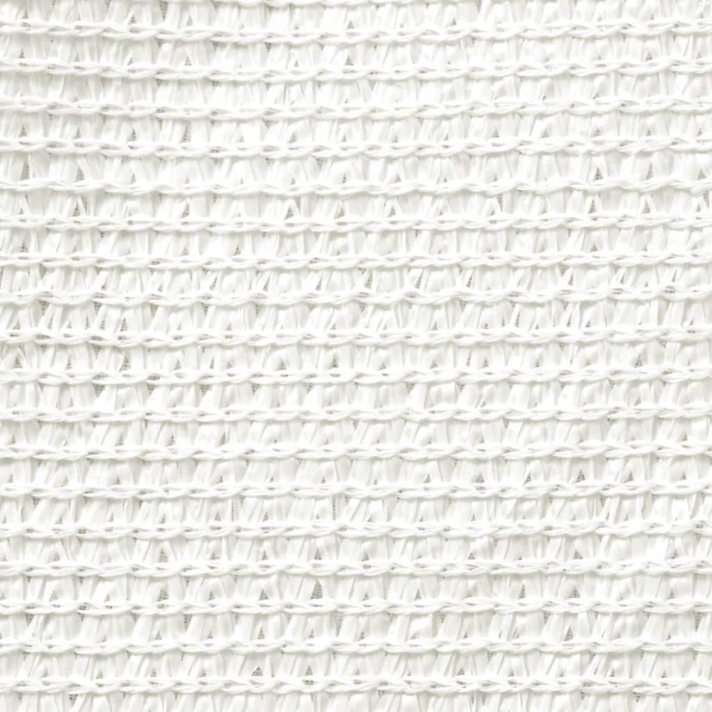 Helloshop26 - Voile d'ombrage PEHD triangulaire 3,6 x 3,6 x 3,6 m blanc - Imagen 1