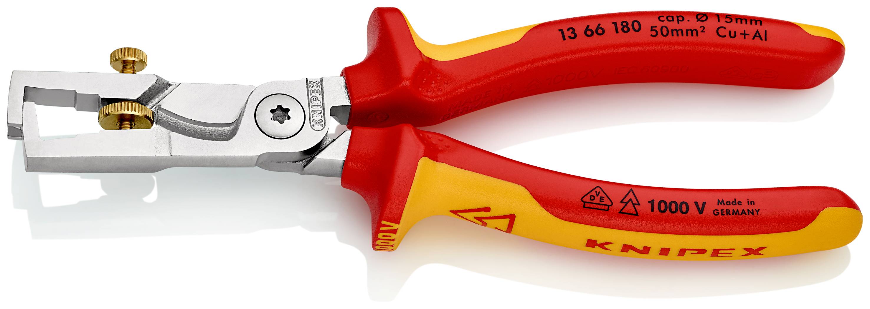 Knipex - Pince à dénuder et coupe-câbles StriX - KNIPEX - 13 66 180 - Image 1