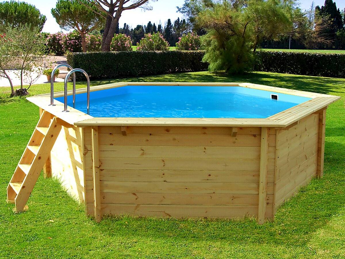 Piscine Bois " Hawai " - 4.10 X 1.18 M + Pompe à Chaleur  3.5 Kw/h -habitat Et Jardin - Imagen 3
