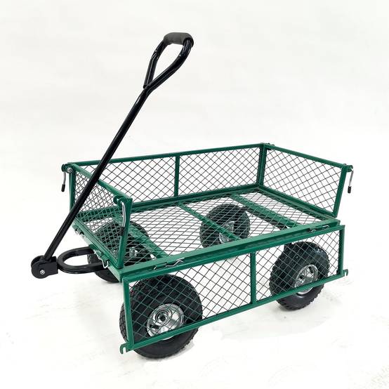 Chariot remorque grillagé de jardin WERKA PRO 65l - Image 2