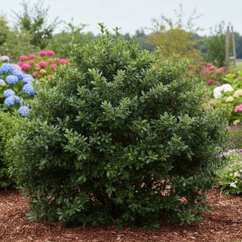 Buisson ardent Saphyr® Rouge 'Cadrou', Pyracantha à fleurs Blanche - feuillage Persistant - Pot de 3L - 60/80 cm- hauteur à maturité De 1,50 m à 2,00 - Image 5