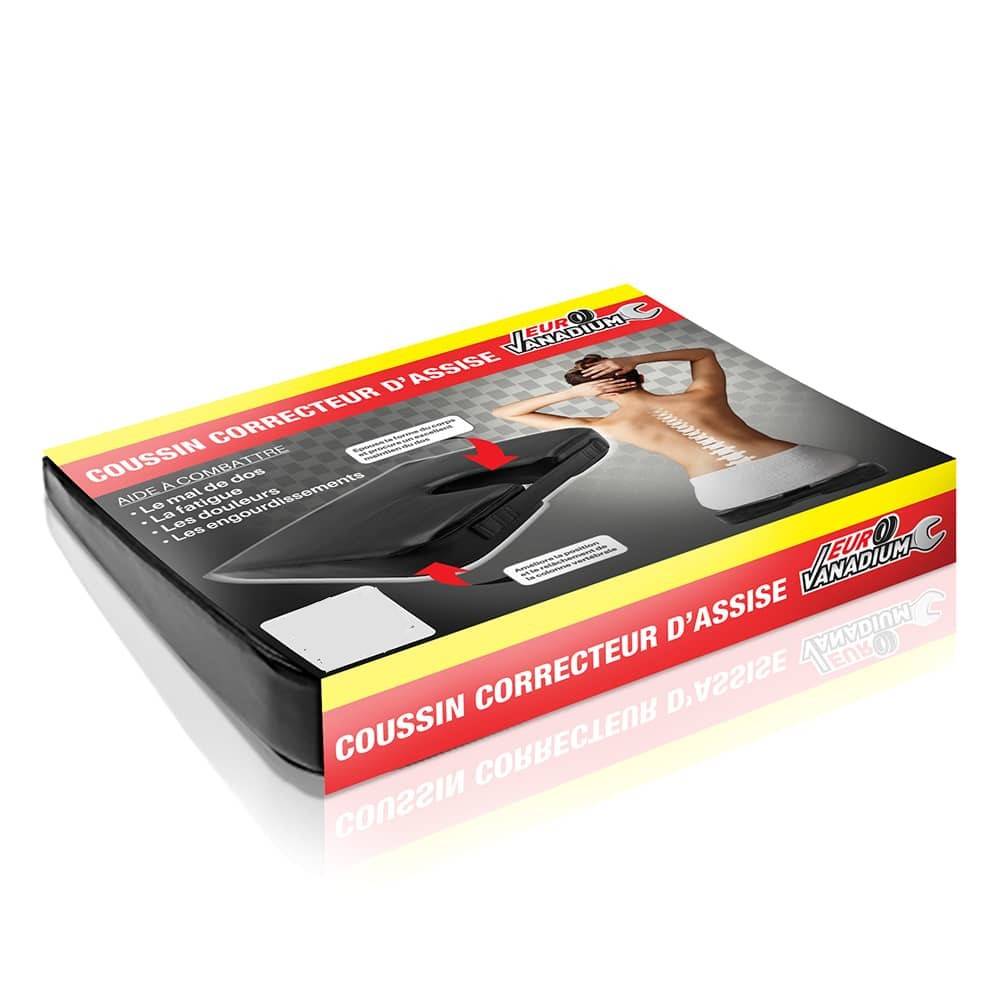 Euro Vanadium - Coussin rehausseur voiture simili cuir - Imagen 3