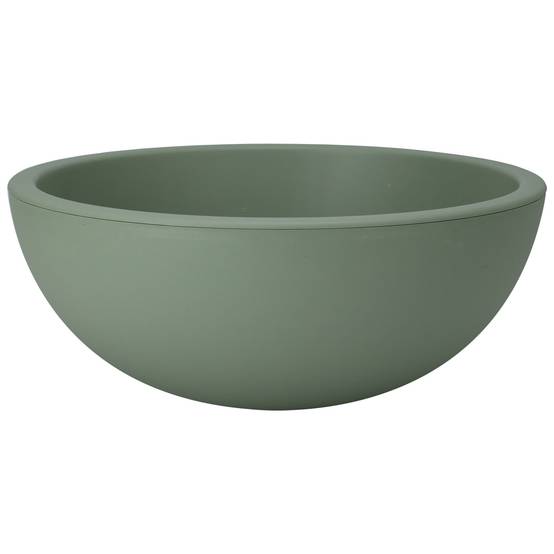 Vasque pour fleurs Vert pastel Ø 40 cm H 16 cm
