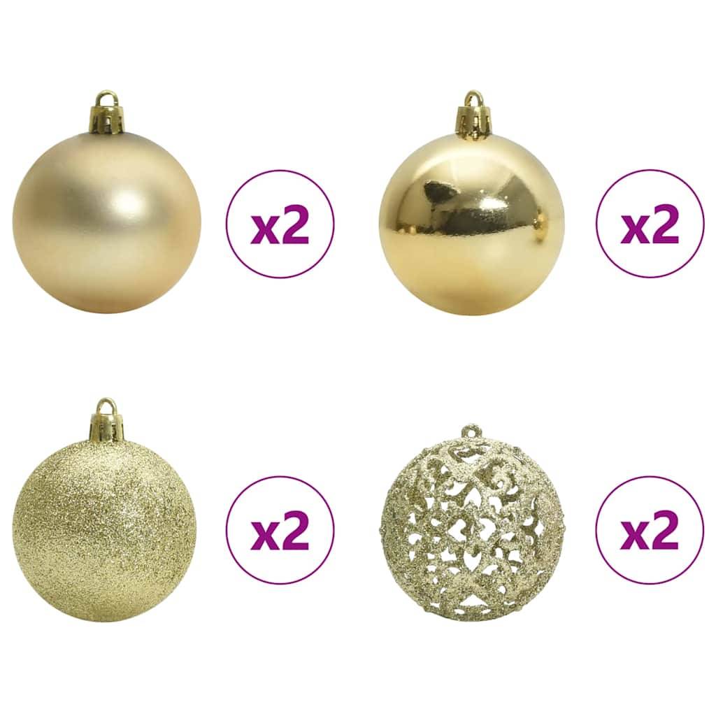 ComfortXL - Sapin de Noël Floqué Blanc 1,50 m, Prêt à décorer avec Guirlande LED et Boules – ComfortXL Outdoor Living - Image 10