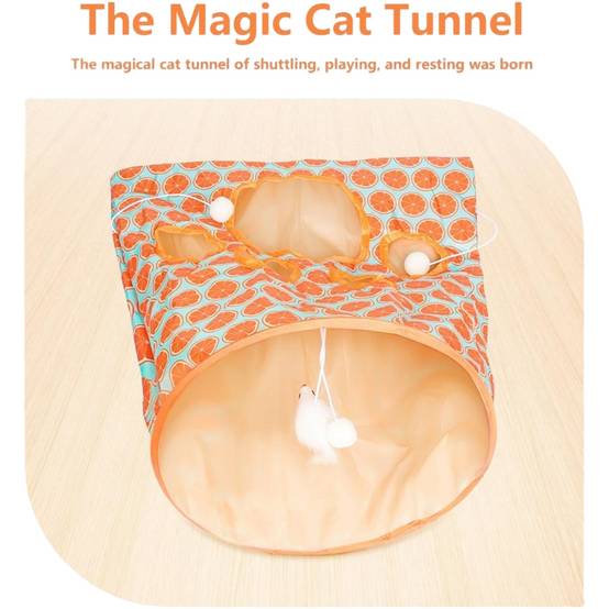 Tunnel de jeu pliable pour chat DtopbuyAge - Image 5