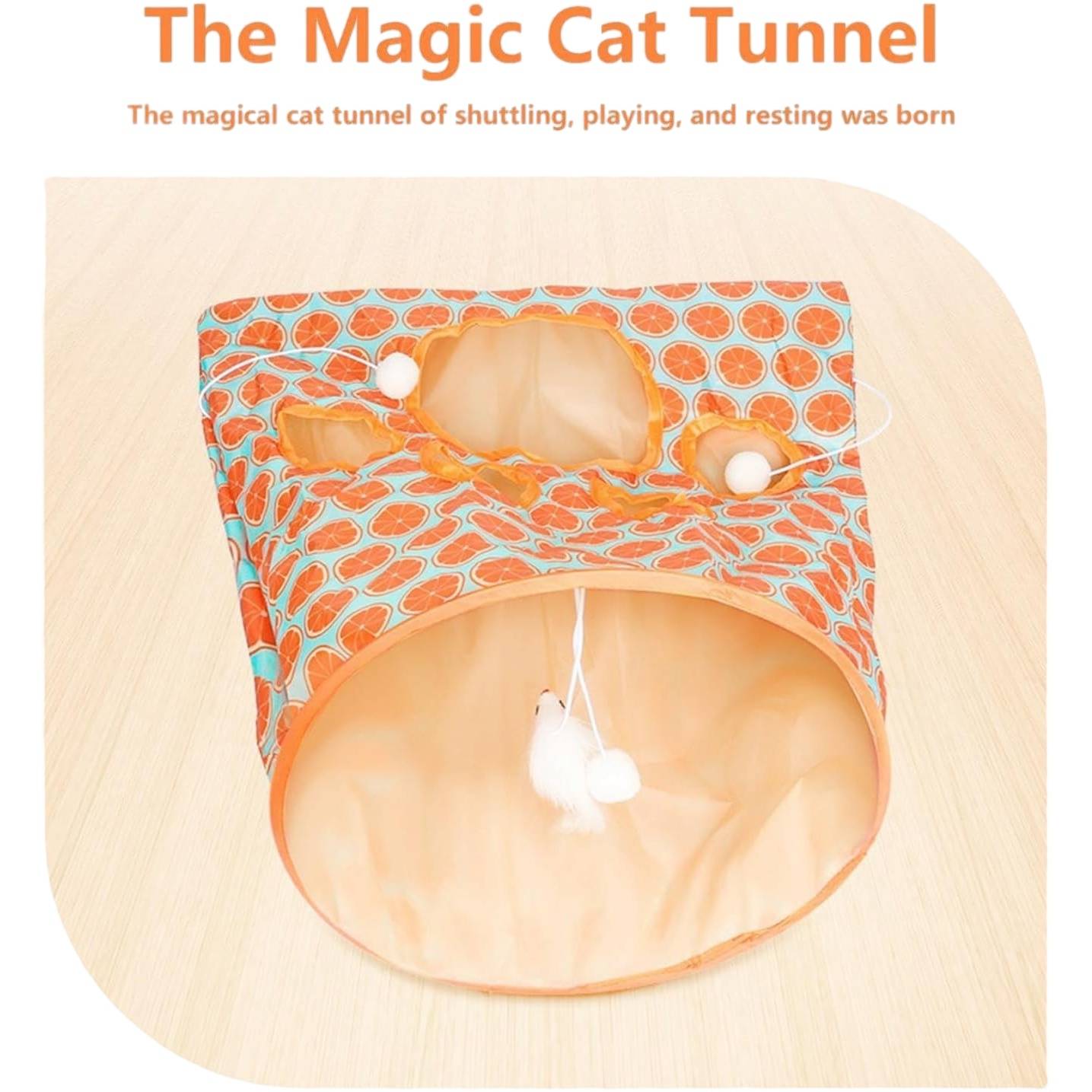 Tunnel de jeu pliable pour chat DtopbuyAge - Image 5