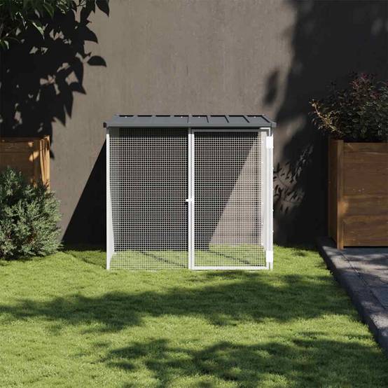 Vidaxl - Poulailler avec toit anthracite 103x98x90 cm acier galvanisé vidaXL 172337 - Image 1