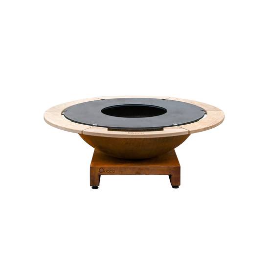 Quoco - Brasero Piatto Basso + Medium Corten Ø106 - Quoco - Image 1