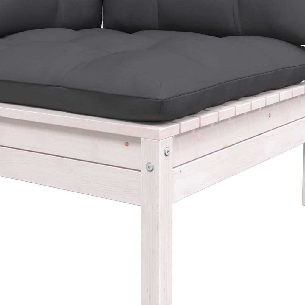 Prolenta Premium - Banc de jardin Blanc 64 X 127 cm - Prolenta Premium - Image 5