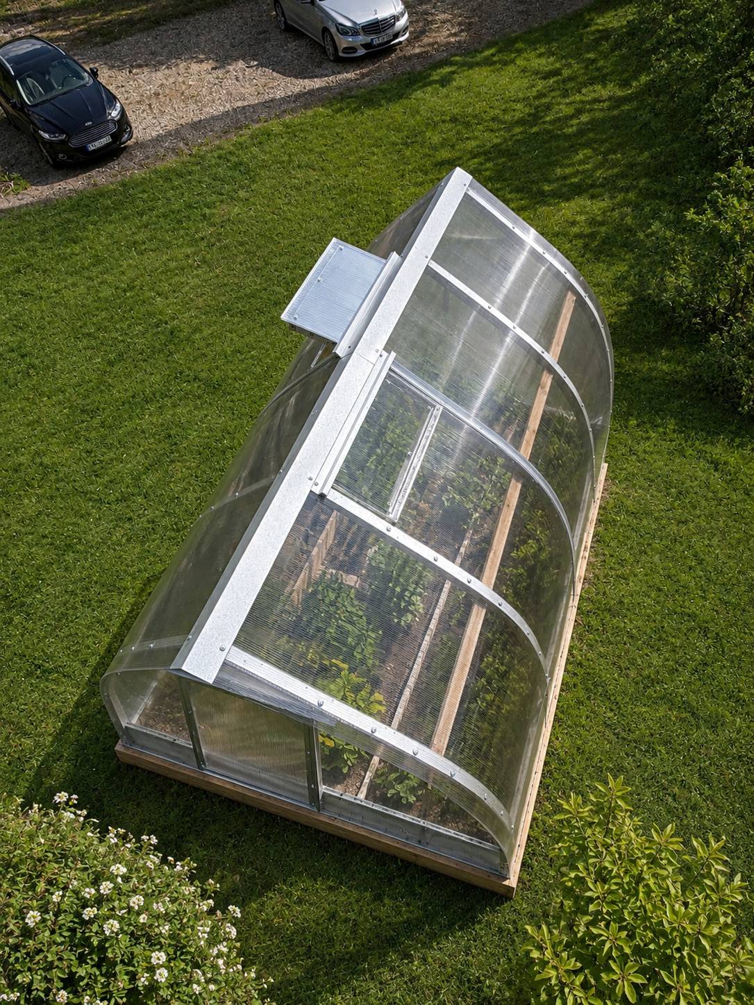 Serre en bois 36m² Norhage Tre 300 - Polycarbonate 6mm - Image 7