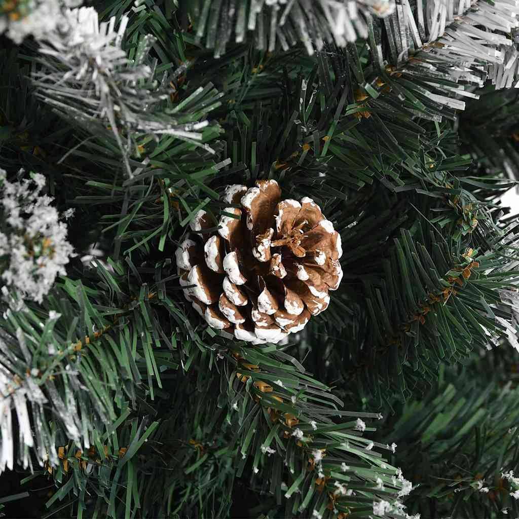 Sapin de Noël | Arbre de Noël artificiel Vert 150 cm PVC, plastique et acier Maison Chic - Image 8