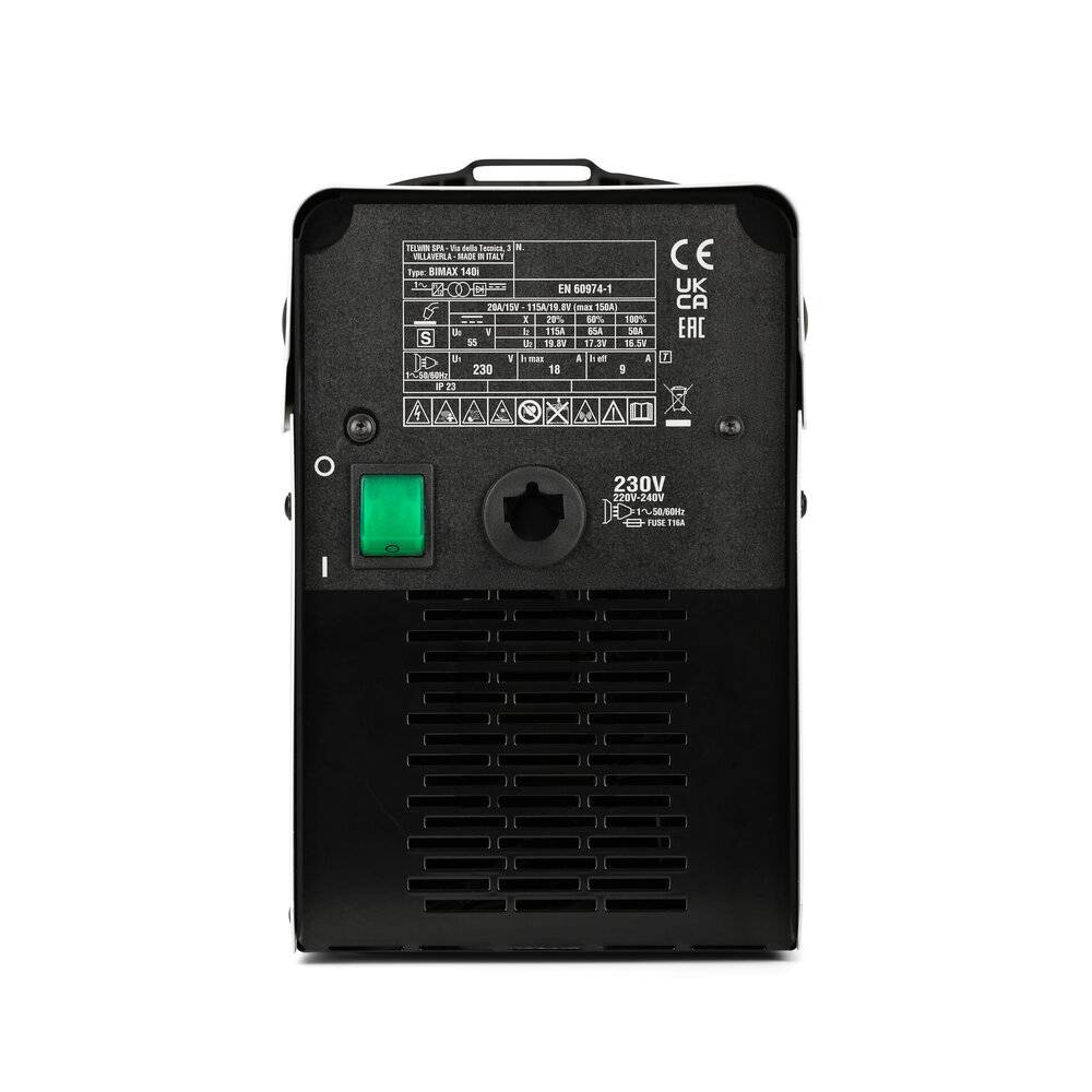 Poste à souder Inverter BIMAX 140i Synergic - 230 V - TELWIN - 816168 - Imagen 6