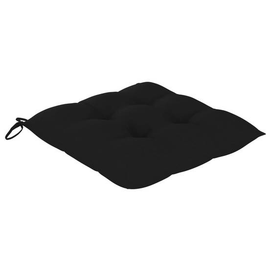 Chaises de jardin empilables Teck solide noir 60 x 57.5 x 90 cm, Poids :83.4kg - PANGIVO - Image 8