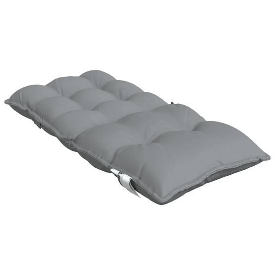 Coussins de chaise tissu oxford gris 100 x 50 x 7 cm - PANGIVO - Image 6