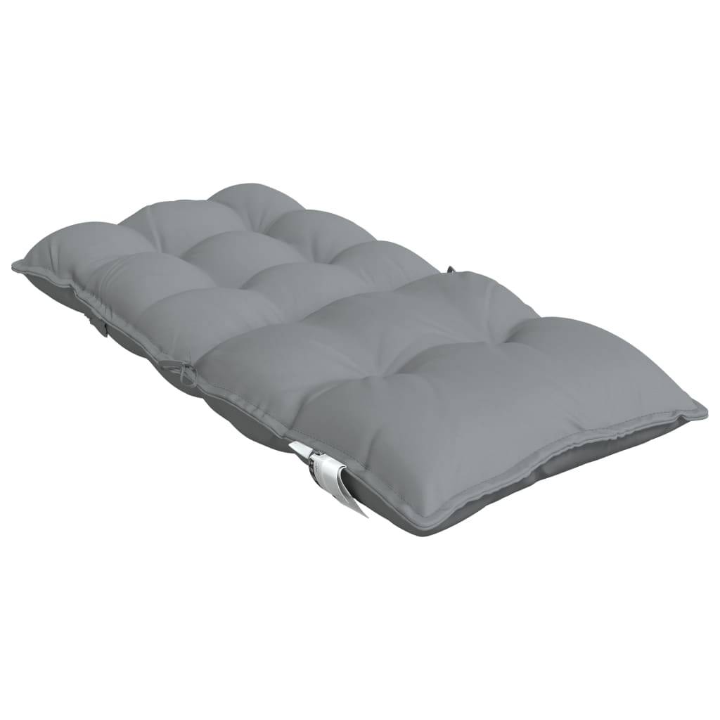 Coussins de chaise tissu oxford gris 100 x 50 x 7 cm - PANGIVO - Image 6