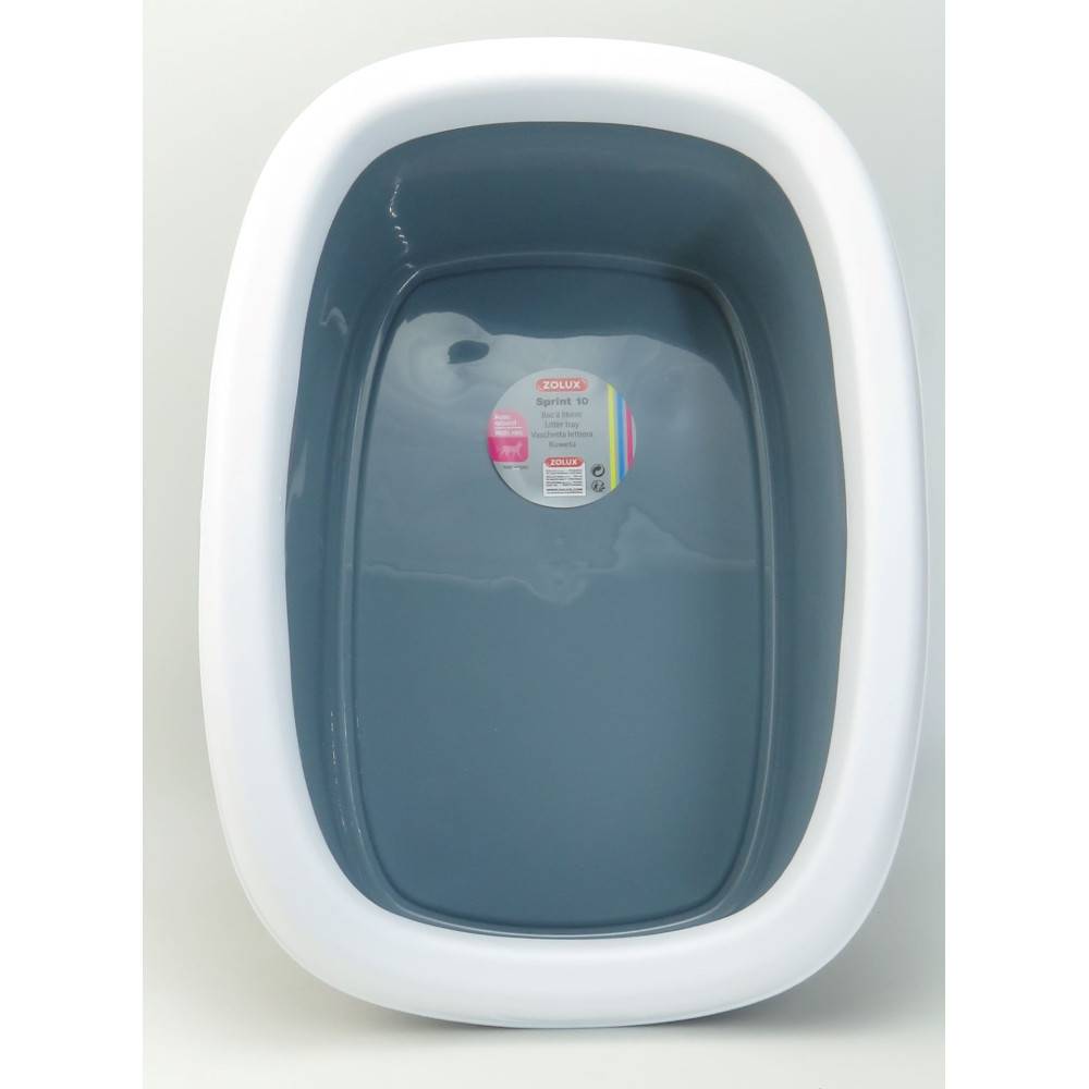 Bac a litière sprint 10 bleu acier 31 x 43 x 14 h pour chat - Image 3