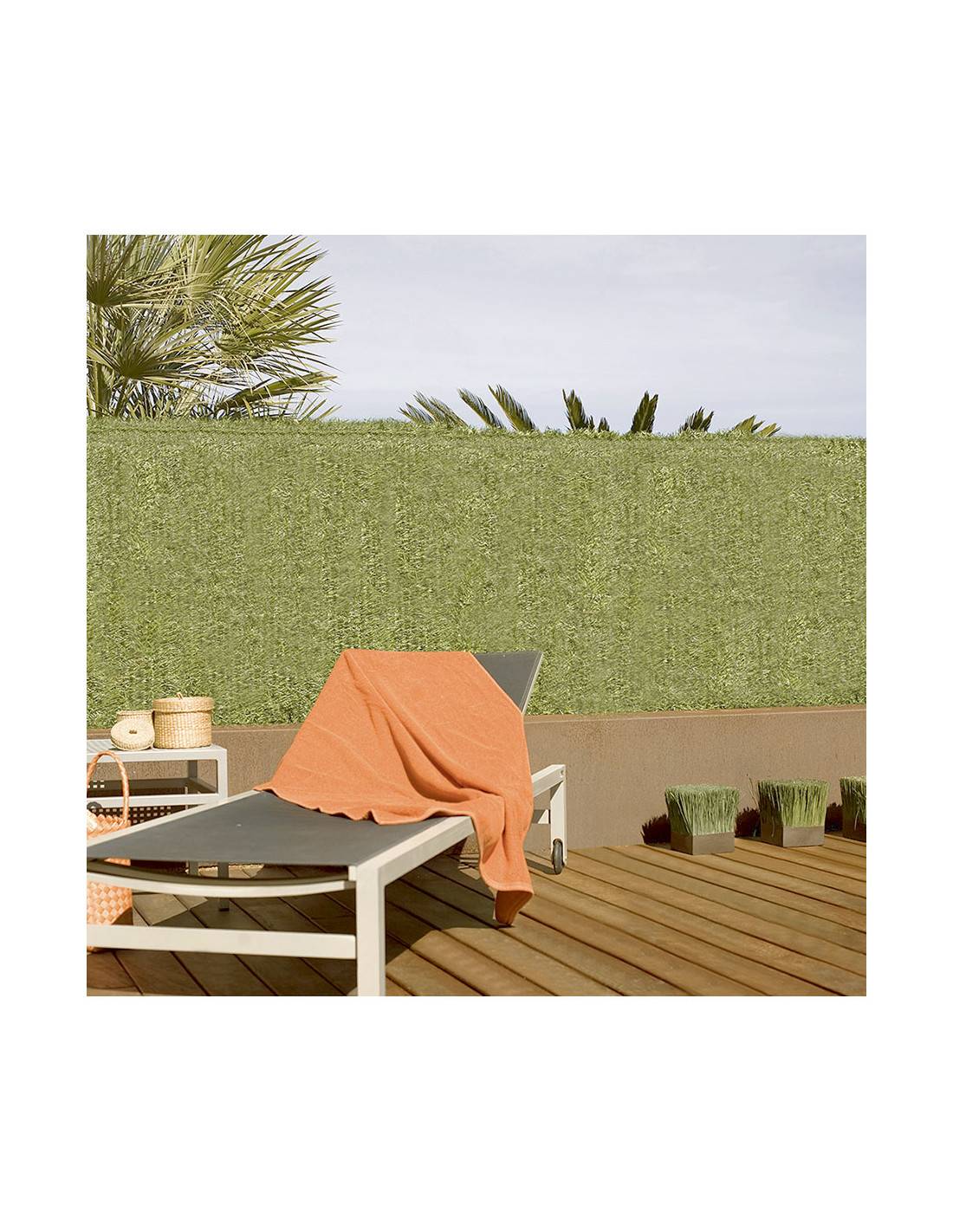 Haie Artificielle Greenset 36 1x3m Couleur Vert Nortene