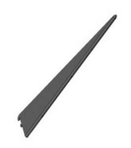 Console double L.32 cm Noir Mat BOURG MERMIER - P-CDC32NM - Image 2