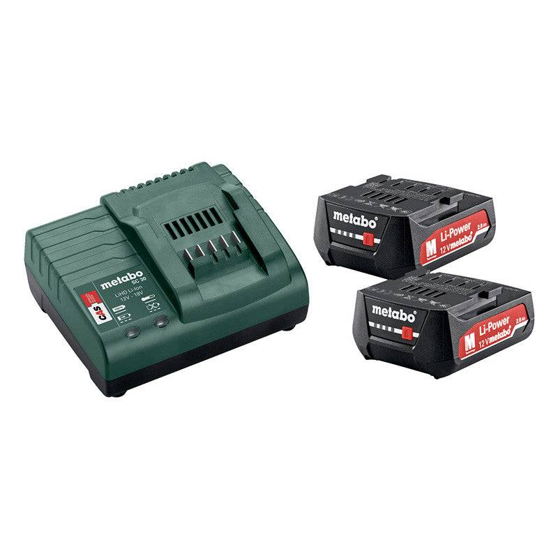Metabo - Pack Energie 12V 2x2 Ah Li-Power + chargeur SC 30 - METABO - 685300000 Metabo