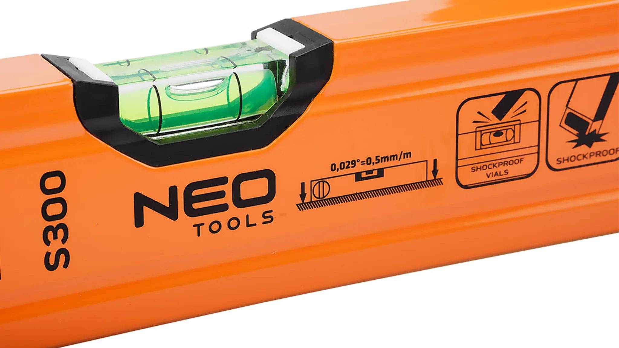 Neo Tools - Niveau à bulles alu anti-chocs NEO TOOLS - taille  - NEO TOOLS - Imagen 2