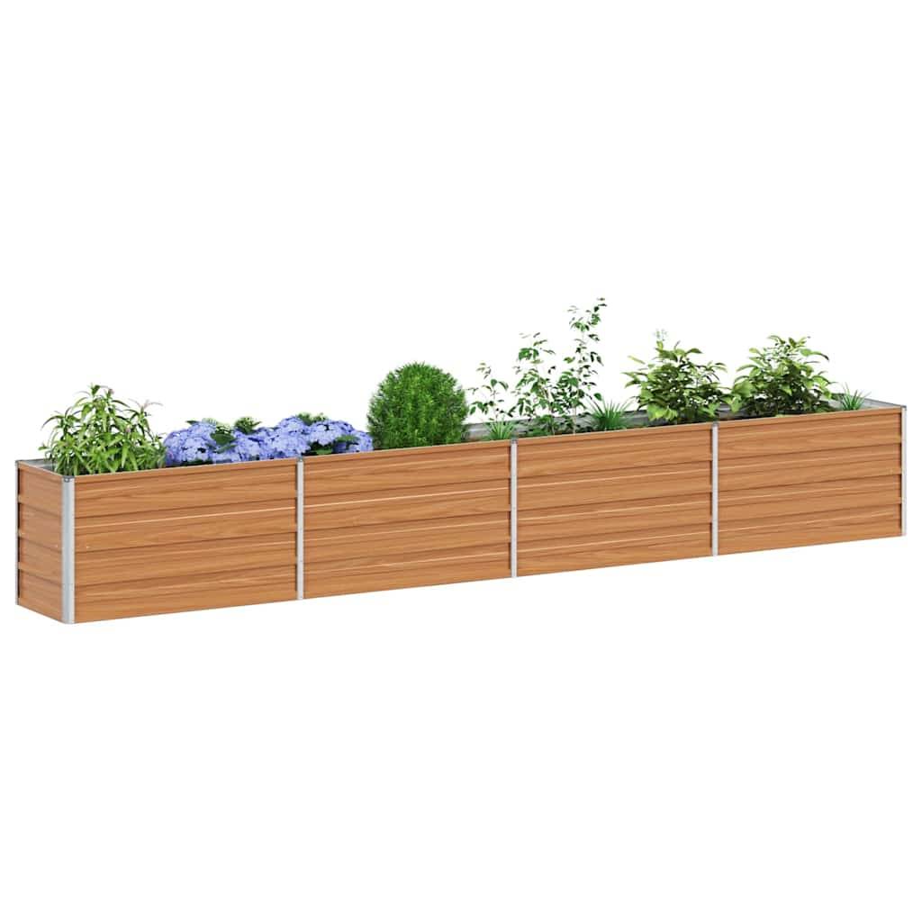 Prolenta Premium - Jardinière acier marron 320 x 40 x 45 cm - Prolenta premium p342.5 - Image 3