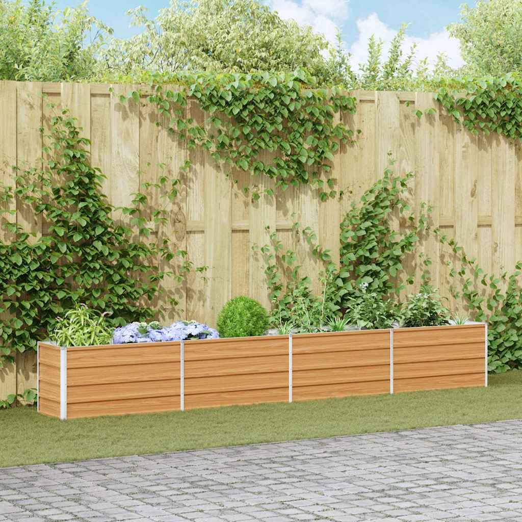 Prolenta Premium - Jardinière acier marron 320 x 40 x 45 cm - Prolenta premium p342.5 - Image 1