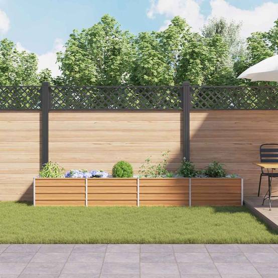 Prolenta Premium - Jardinière acier marron 320 x 40 x 45 cm - Prolenta premium p342.5 - Image 4