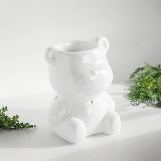 Brûle-Parfum Céramy Teddy - Objet Artisanat Amusant - Intérieur moderne parfumé - Figurine Animale - 38 ml - H 12,5cm – Zen'Arôme - Image 8