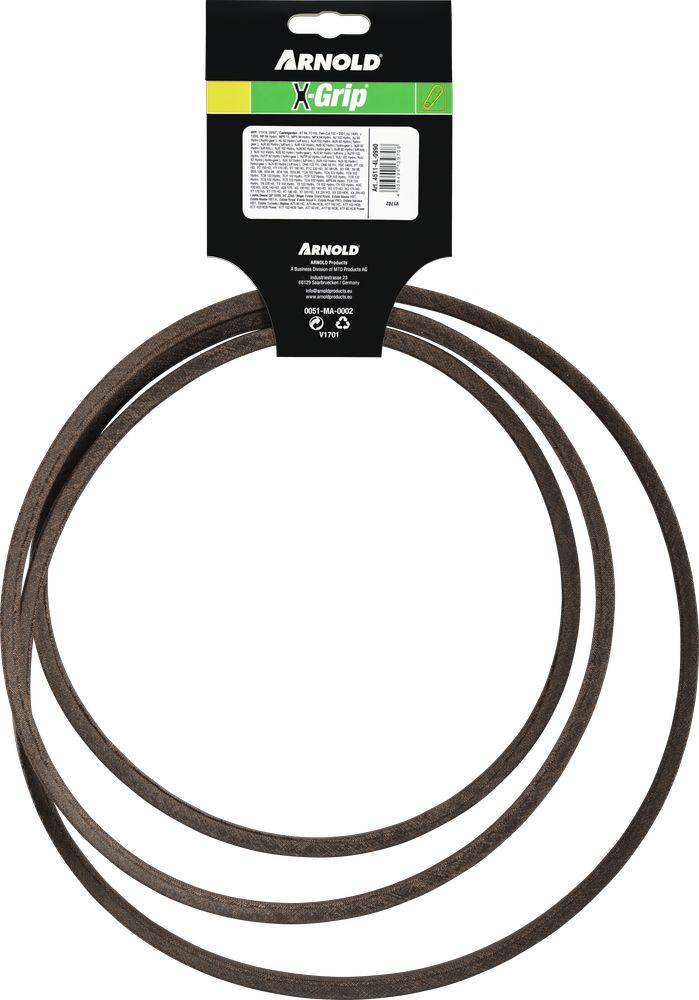 Arnold - Courroie trapézoïdale X-Grip V de type 4L990 Arnold - Imagen 4
