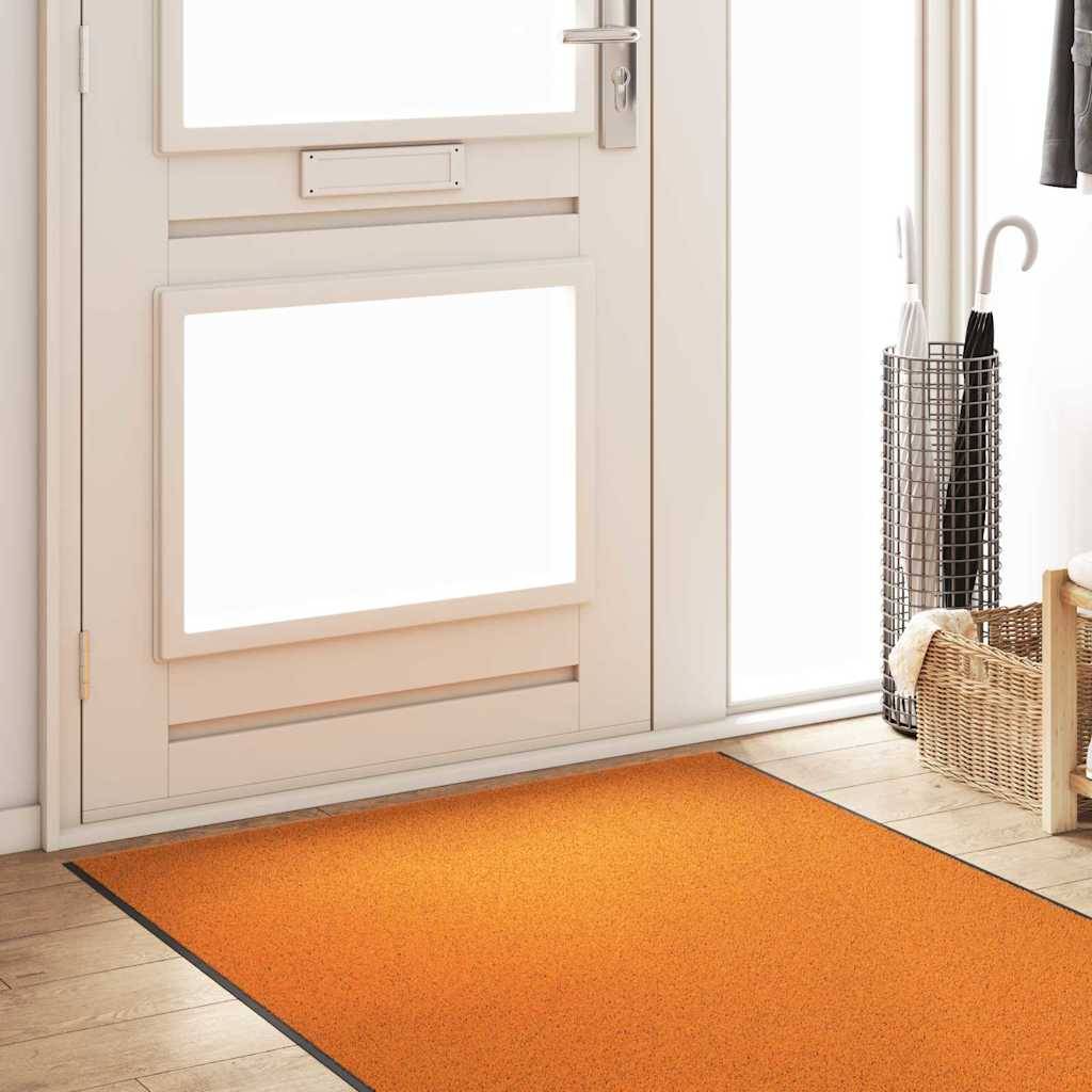 Tapis Universel 120x80 Cm Pour Jeux De Société, Cartes Et Jeu De Rôle – Motif Bois, Base Antidérapante – Orange Grunge