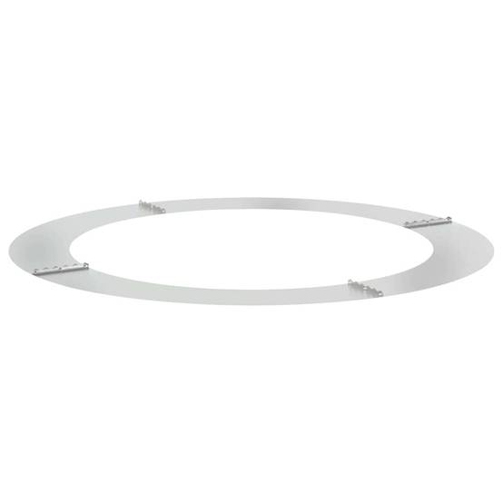 Entourage d'Arbre Plat Acier Galvanisé pour Jardin Protection Parterre Ø120 cm Gris - ComfortXL Outdoor Living - Image 4