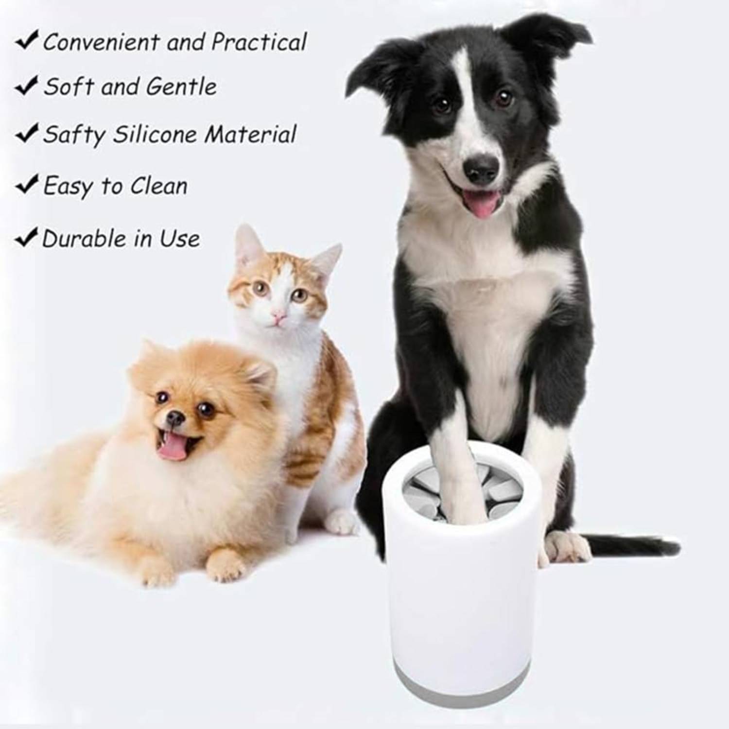 DtopbuyAge - Lave-Pattes pour Chats/Chiens - Nettoyage Rapide rose DtopbuyAge - Image 2