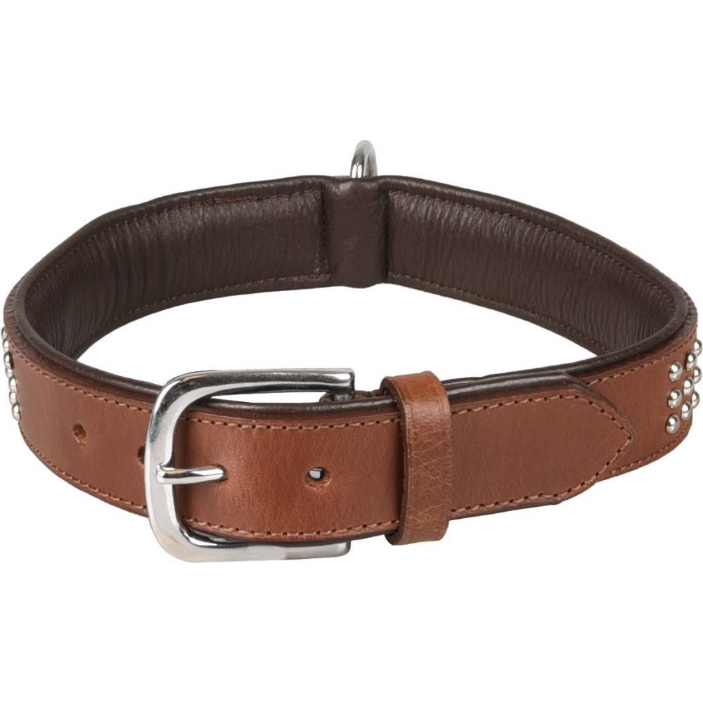 Collier Cuir SEDONA brun taille XL 47-55 cm pour chien. - Imagen 2
