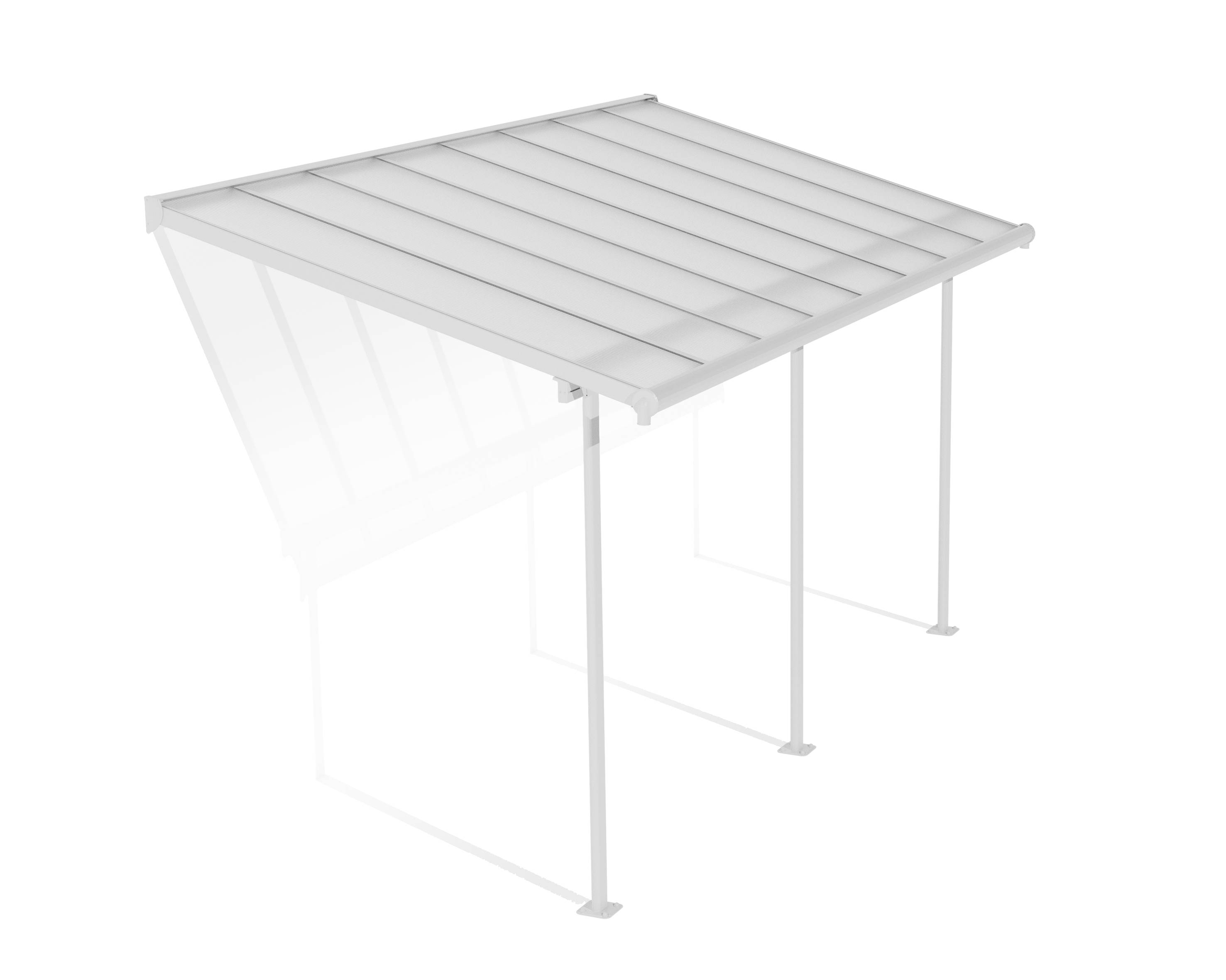 Canopia - Canopia Pergola Sierra 2,2X4,5 Blanche - Imagen 1