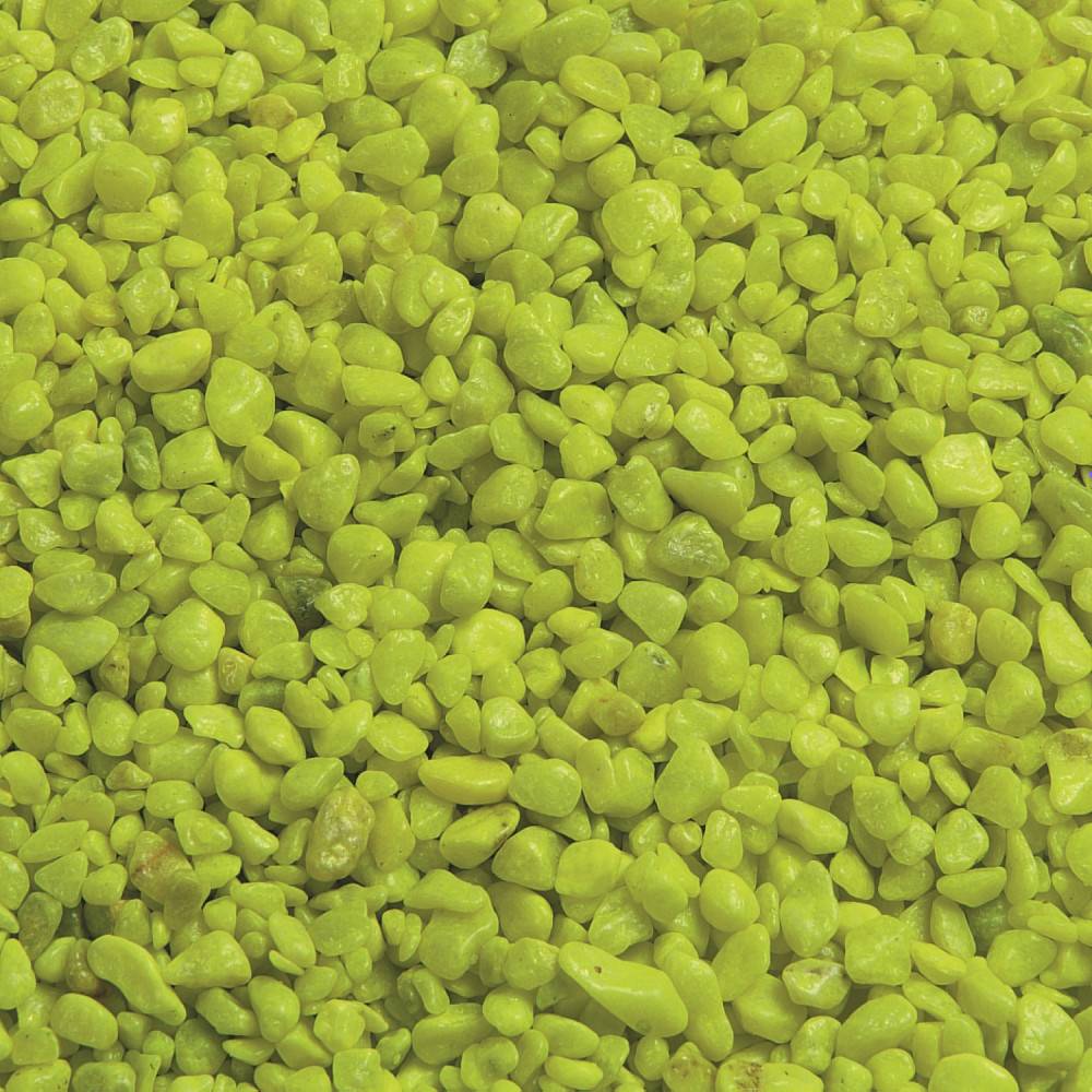 animallparadise - Gravier Neon jaune 1 kg pour aquarium. - Imagen 2