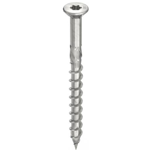 Vis HECO-Topix-Plus pour terrasse - Ø5x50mm - Tête Fraisée avec nervures de fraisage - Filetage Partiel - T20 - Boite de 500 - 61755 - Imagen 1