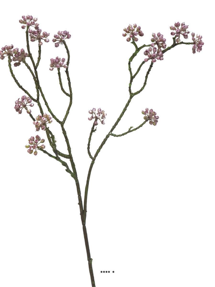 Artificielles - Minis fleurs colorées artificielles en branche, H 58 cm Lavande - BEST - couleur: Lavande - Imagen 2