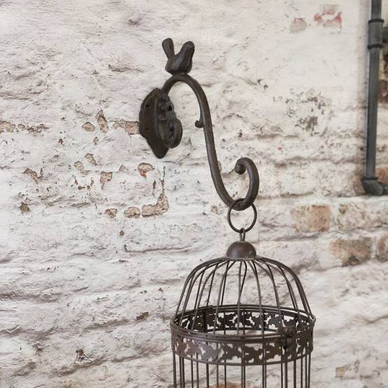 Potence en fonte marron 30.5 x 24 cm Chemin de campagne - Imagen 3