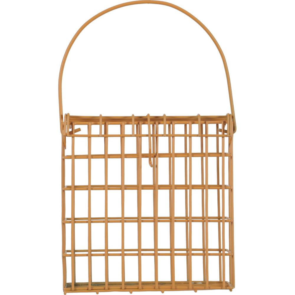 Zolux - Support pour pain de graisse en métal Miel marron  pour oiseaux - Imagen 2