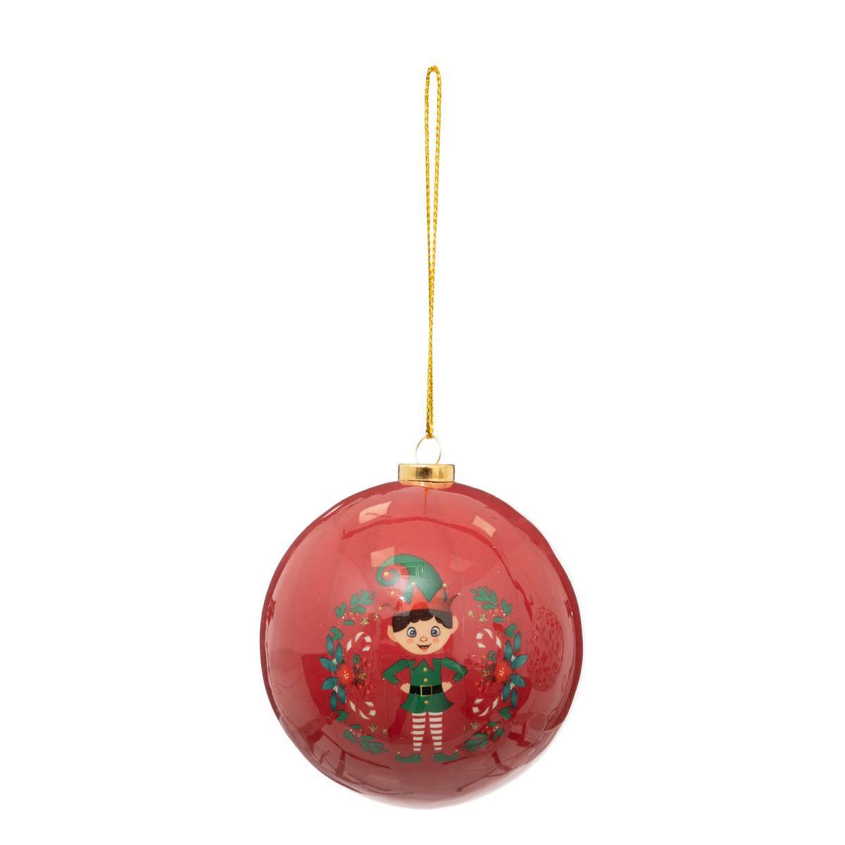 Fééric Lights & Christmas - Boules de Noël "Atelier des lutins" coffret de 7 en papier D7.5cm - Feeric Lights & Christmas - Imagen 2